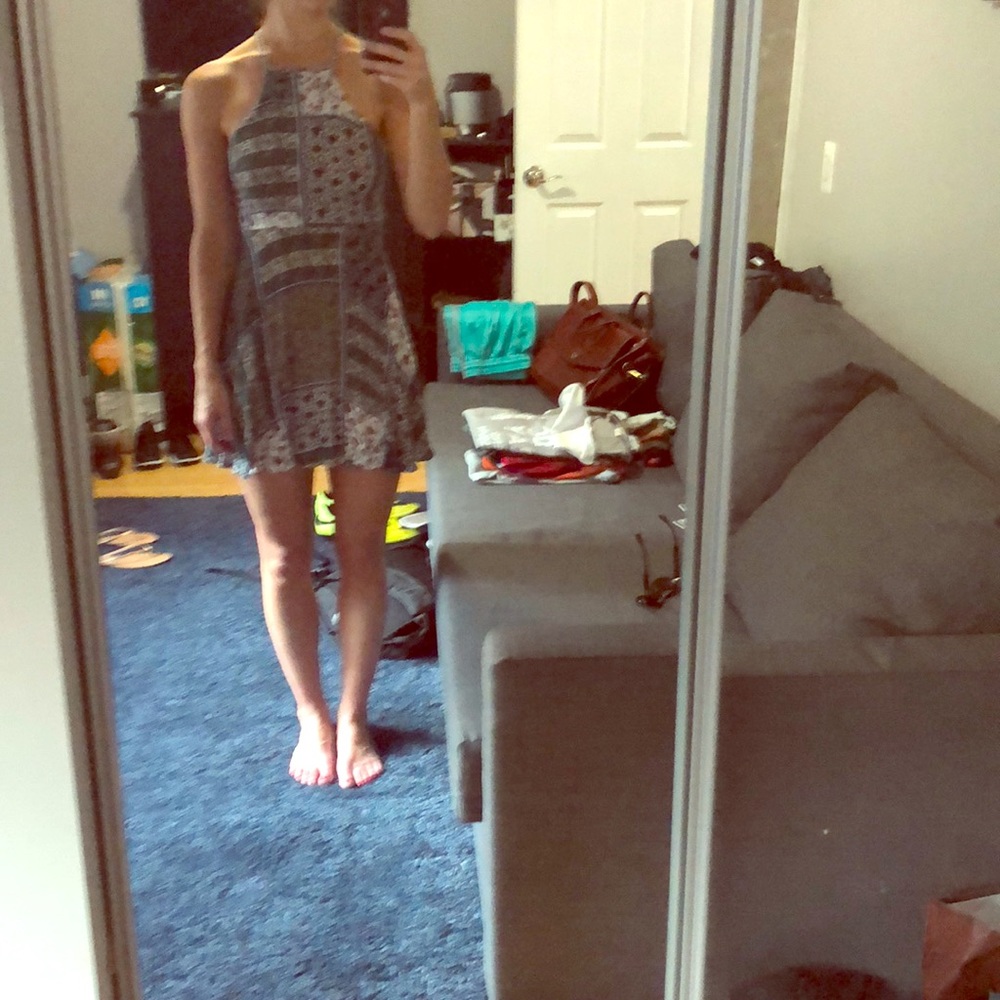 BoHo Lulus Open Back dress!  Brand New